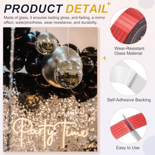 5x5mm Self Adhesive Mirrors Mosaic Tiles (2500 unidad)