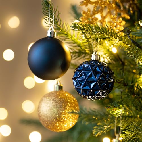 50ct Christmas Tree Decorations Ball Ornaments 2 Inches (50 Count)