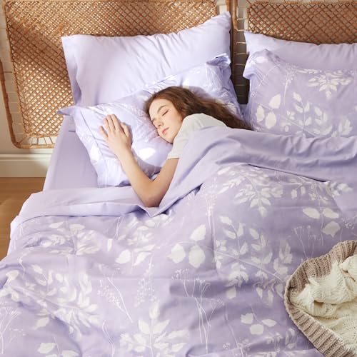Floral Lavender Comforter Set