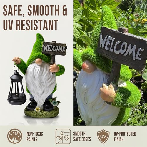 Garden Gnomes Outdoor with LED Solar Light