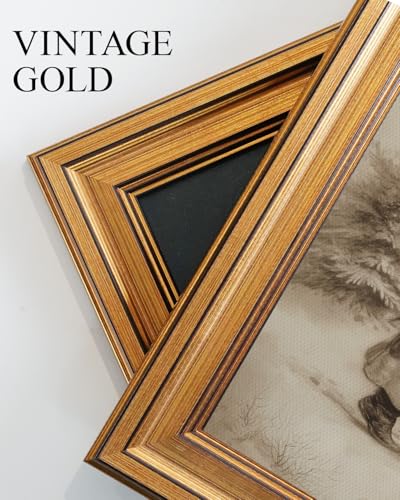 Vintage Gold Framed Wall Artwork