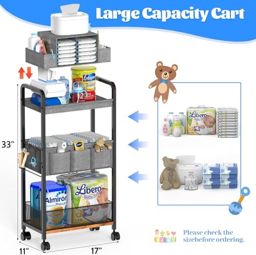 2In1 Baby Diaper Caddy & 3