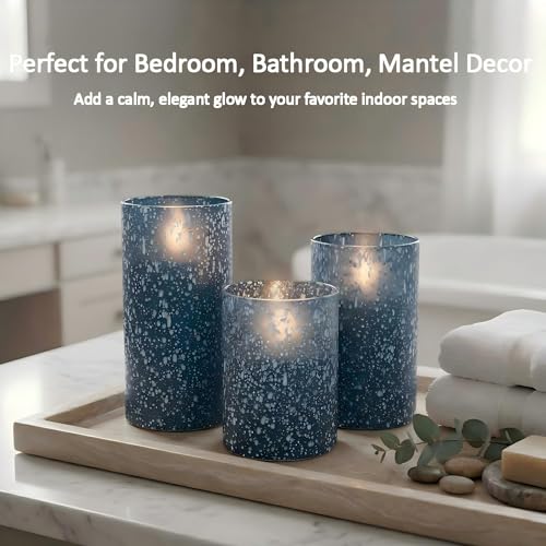 Blue Candles Battery Operated (3 Count)