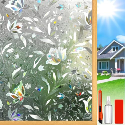 Rainbow Window Privacy Film Decorative