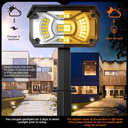 Solar Spot Lights Outdoor Landscape Lights (10 Count)