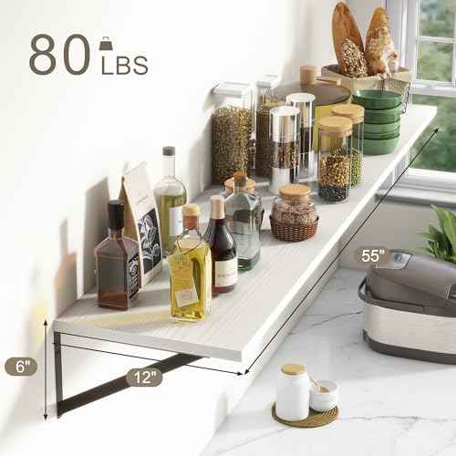 Deep Floating Shelves