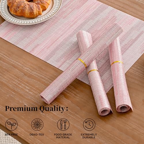 Misty Rose Placemats Set of 4 (4 Count)