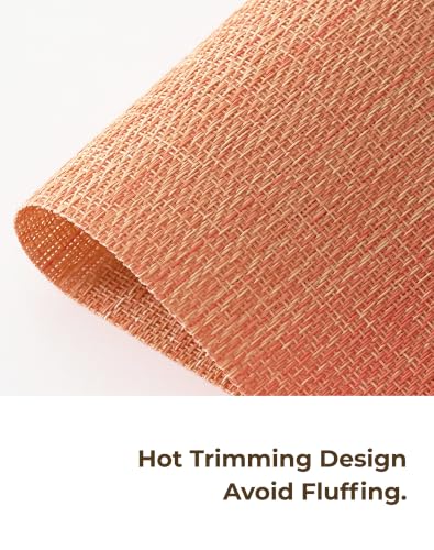 Woven Vinyl Fall Placemats Set of 12 (12 Count)