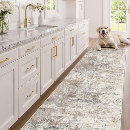 3x12 Washable Runner Rug for Hallway (24 Count)