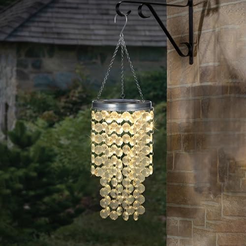 Hanging Solar Chandelier Light Outdoor Waterproof