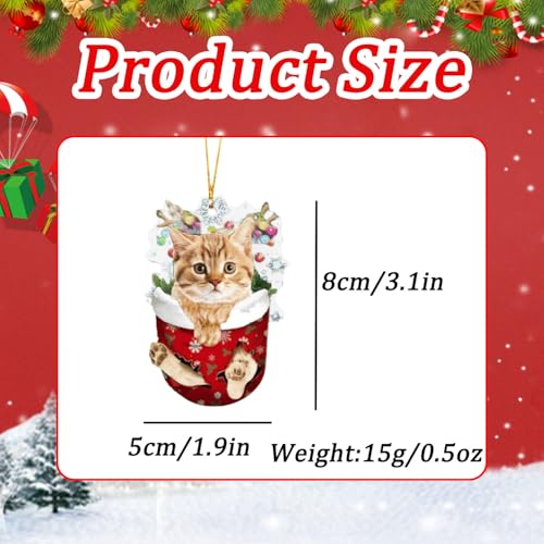 8 Pcs Christmas Ornaments Set