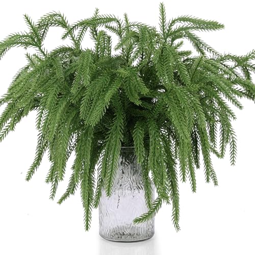 Christmas Norfolk Pine Picks Artificial Greenery Branches (100 Count)