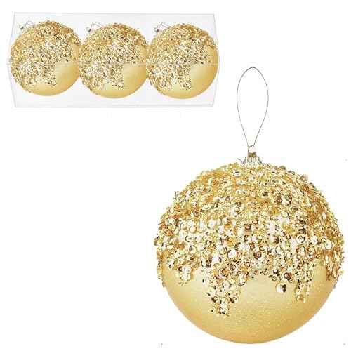 3Pcs Christmas Balls Ornaments (8.18 Count)