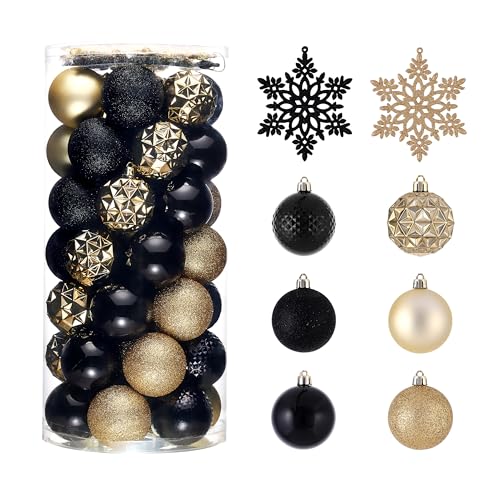 50ct Christmas Tree Decorations Ball Ornaments 2 Inches (50 Count)