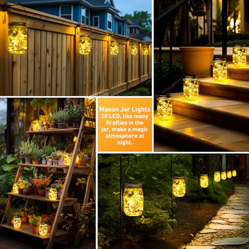Solar Mason Jar Lights (12 Count)