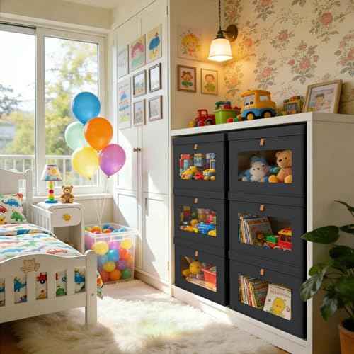 Storage Bins with Lids (5 Count)