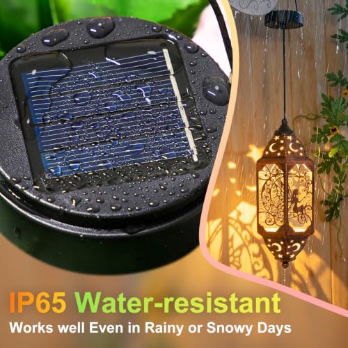 4 Pack AA 600mAh Solar Lights Replacement Tops Waterproof Solar Parts for Outdoor Lantern DIY Decor (4 Count)