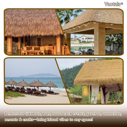 Realistic Synthetic Thatch Roll Sun