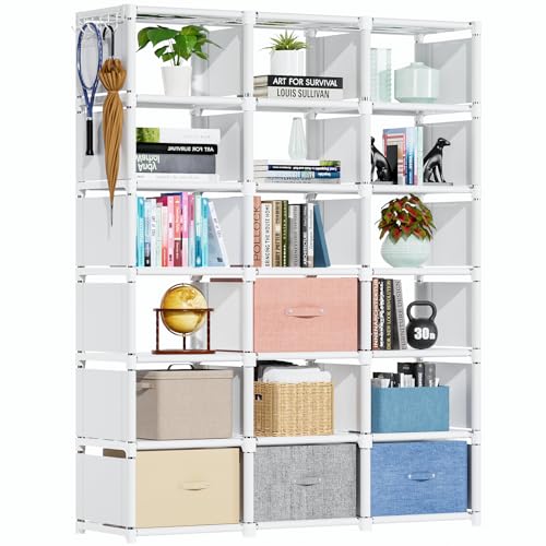 Metal Book Shelf (18 Count)