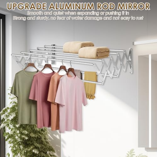 XL 31.5" Wall Clothes Drying Rack