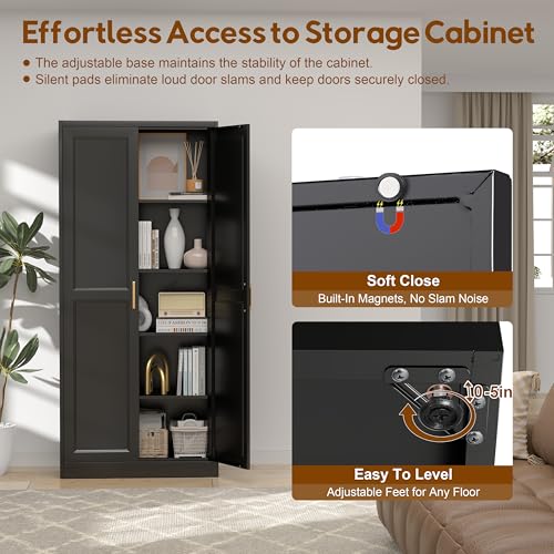 71" Kitchen Pantry Cabinet