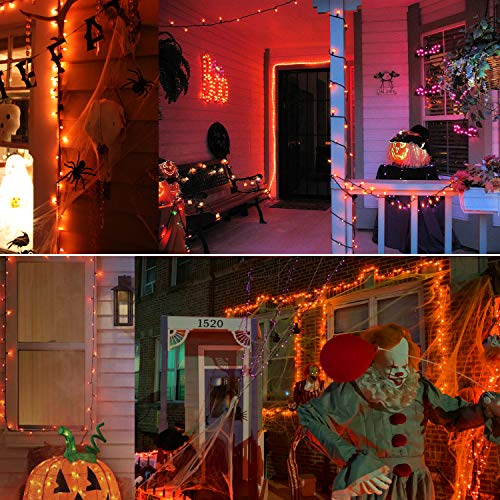 Orange Halloween String Lights Connectable (33 Foot)