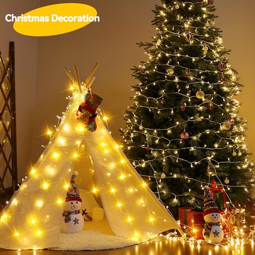 8 Pack Warm White Fairy Lights Battery Operated