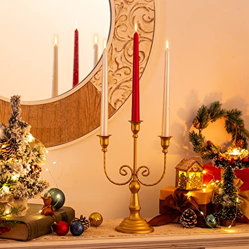 Gold Candelabra Candle Holders for Wedding Centerpieces