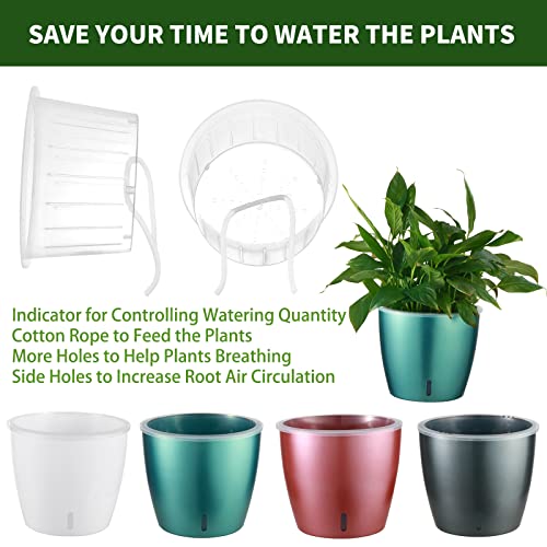 Self Watering Pots for Indoor Plants (6 Count)