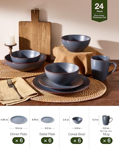 Venus Dinnerware Sets with Mugs (24 Count)