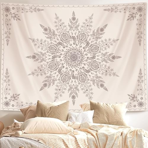 Boho Floral Tapestry Mandala Wall Tapestry