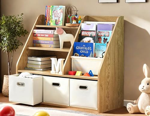 Kids Bookshelf and Toy Storage