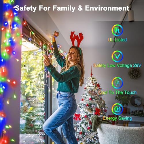 132FT 1332 LED Outdoor Christmas Lights