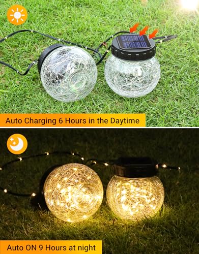 Solar Lanterns Solar Lights Outdoor Waterproof 18 (18 Count)