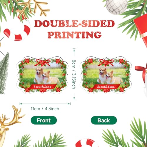 Personalized Photo Ornaments for Christmas Tree