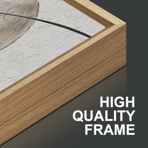 Black and White Framed Canvas Wall Art Set
