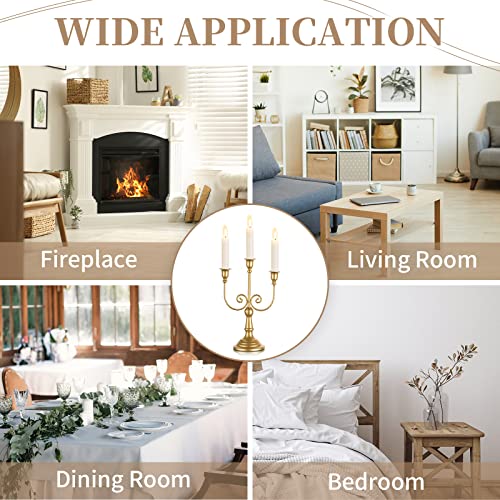 Gold Candelabra Candle Holders for Wedding Centerpieces
