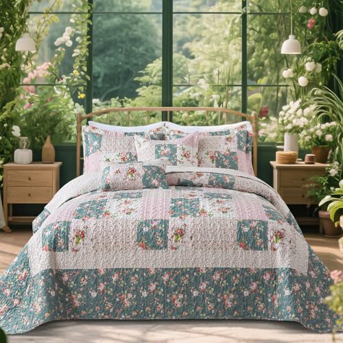 Farmhouse King Size Quilt Bedding Set