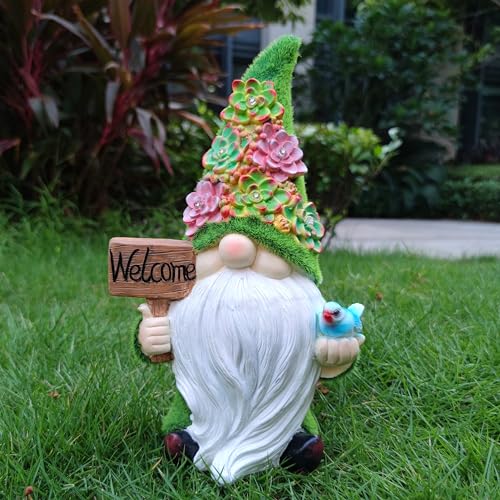 Solar Gnomes Garden Statues