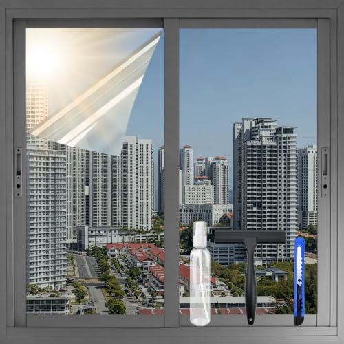 One Way Window Privacy Film with Tools