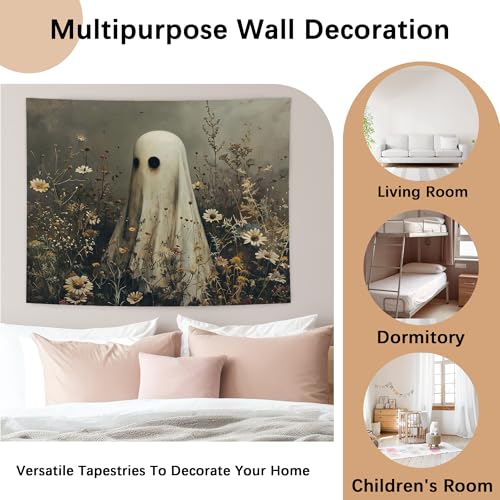 WHCHJ Halloween Ghost Tapestry
