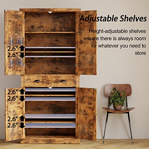 Storage Cabinet with Drawers and Doors for Living Room and Entryway