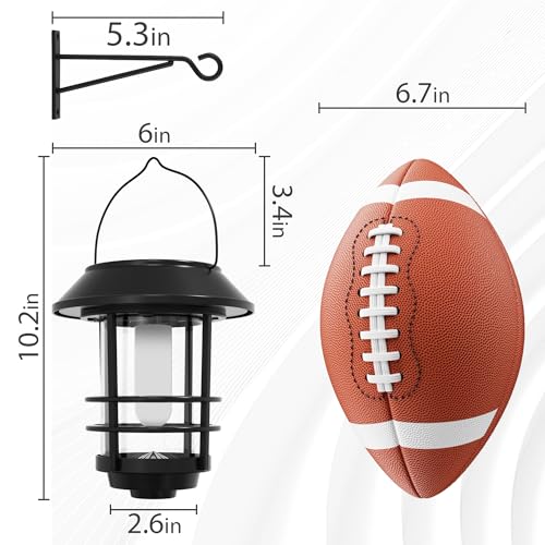 Hanging Solar Lanterns Outdoor Waterproof (4 Count)