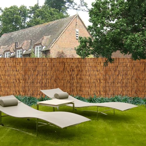 1 Pack Natural Reed Fence (65.6 Sq Ft)