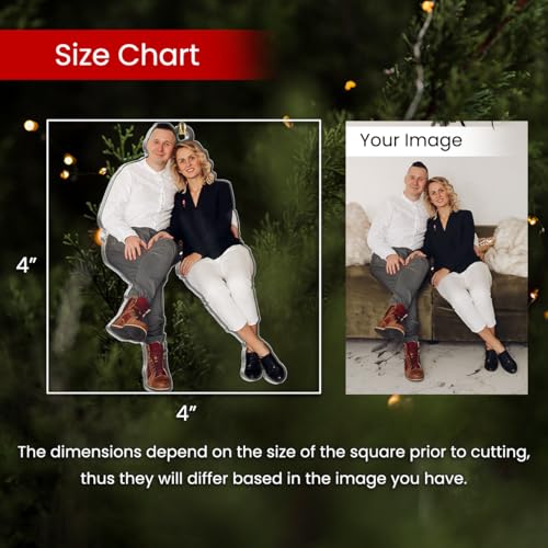 Personalized Photo Ornament for Couple
