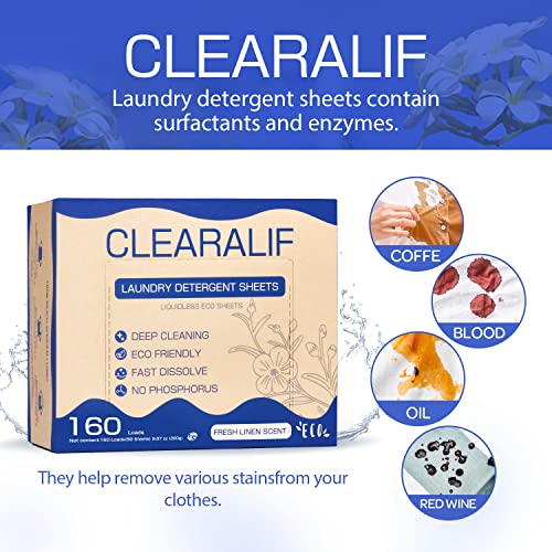 Laundry Detergent Sheets Up to 160 Loads (160 Count)