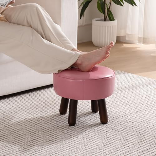 Small Foot Stool Round Pouf Ottoman