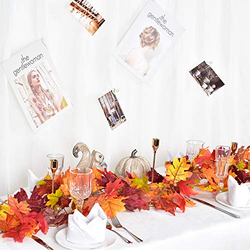 2 Pack Fall Garland Maple Leaf (11.7999 Foot)