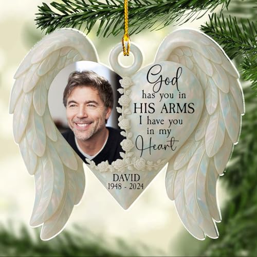 Personalized Memorial Christmas Ornament