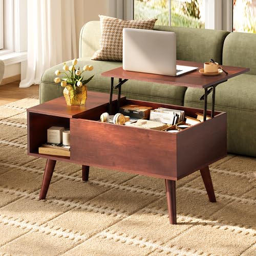 Lift Top Coffee Table with Hidden Storage